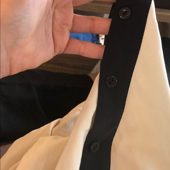 Everlane Silk Contrast Shirt - Picture 7 of 8